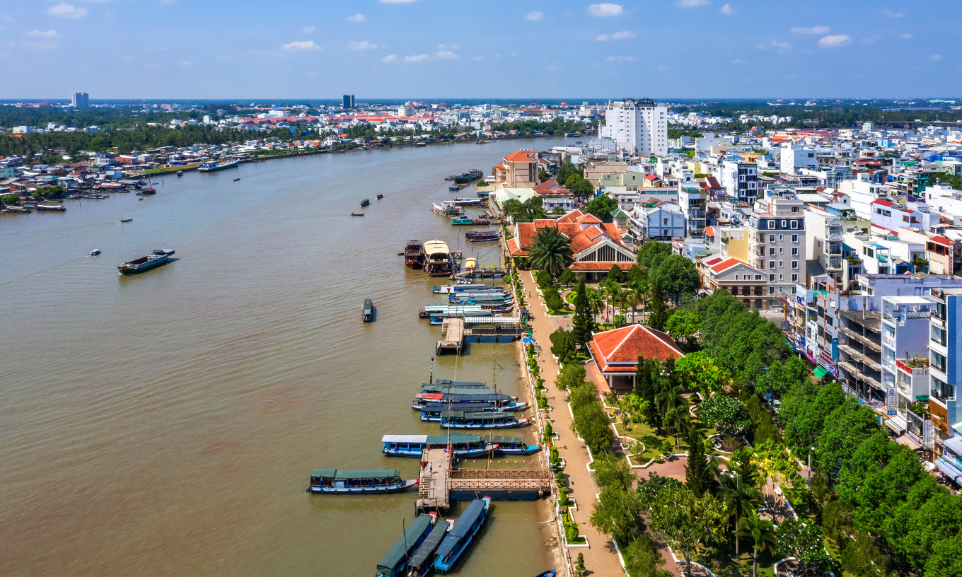 Can,tho,,vietnam, ,feb,08,2019:,top,view,aerial,view