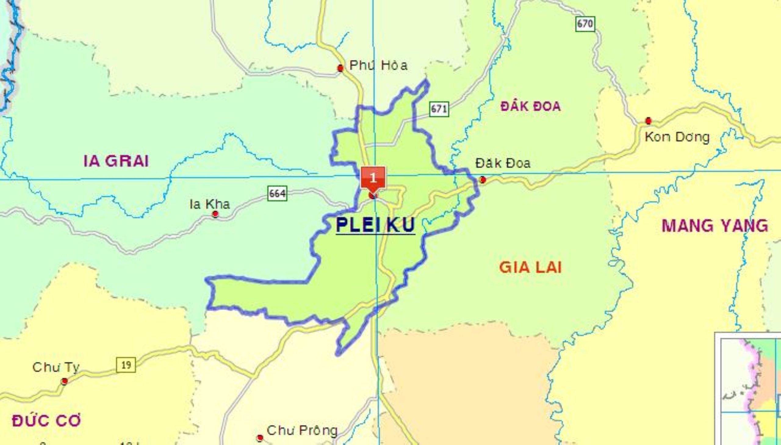 Transfer Between Cam Ranh Airport Nha Trang And Pleicu City Gia Lai Pleiku Map 2810x1600